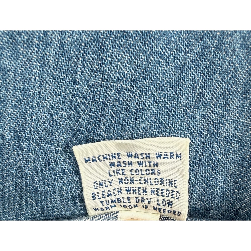 Polo Ralph Lauren Shirt Mens L Chambray Flesh Pony Button Down Blue - Picture 12 of 13
